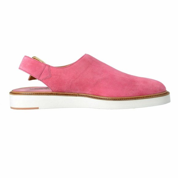 Versace Men\'s Pink Suede Leather Slingback Sandals main image 4